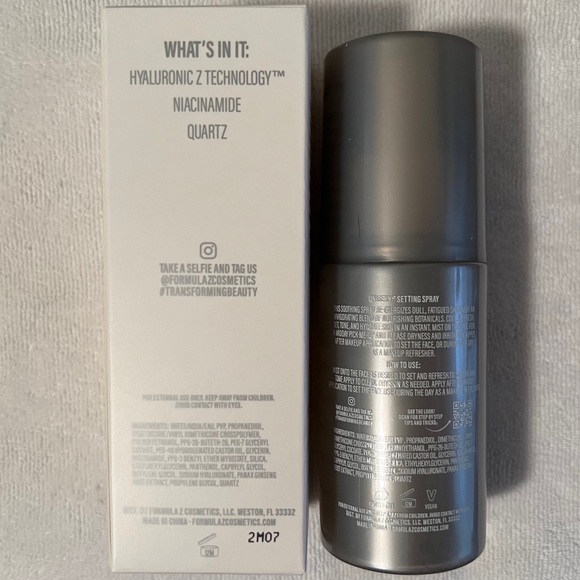 💦NIB💦 FORMULA Z Unisexy Setting Mist Blurs pores & replenish hydration! - Picture 7 of 7